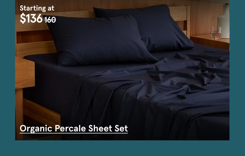 Organic Percale Sheet Set