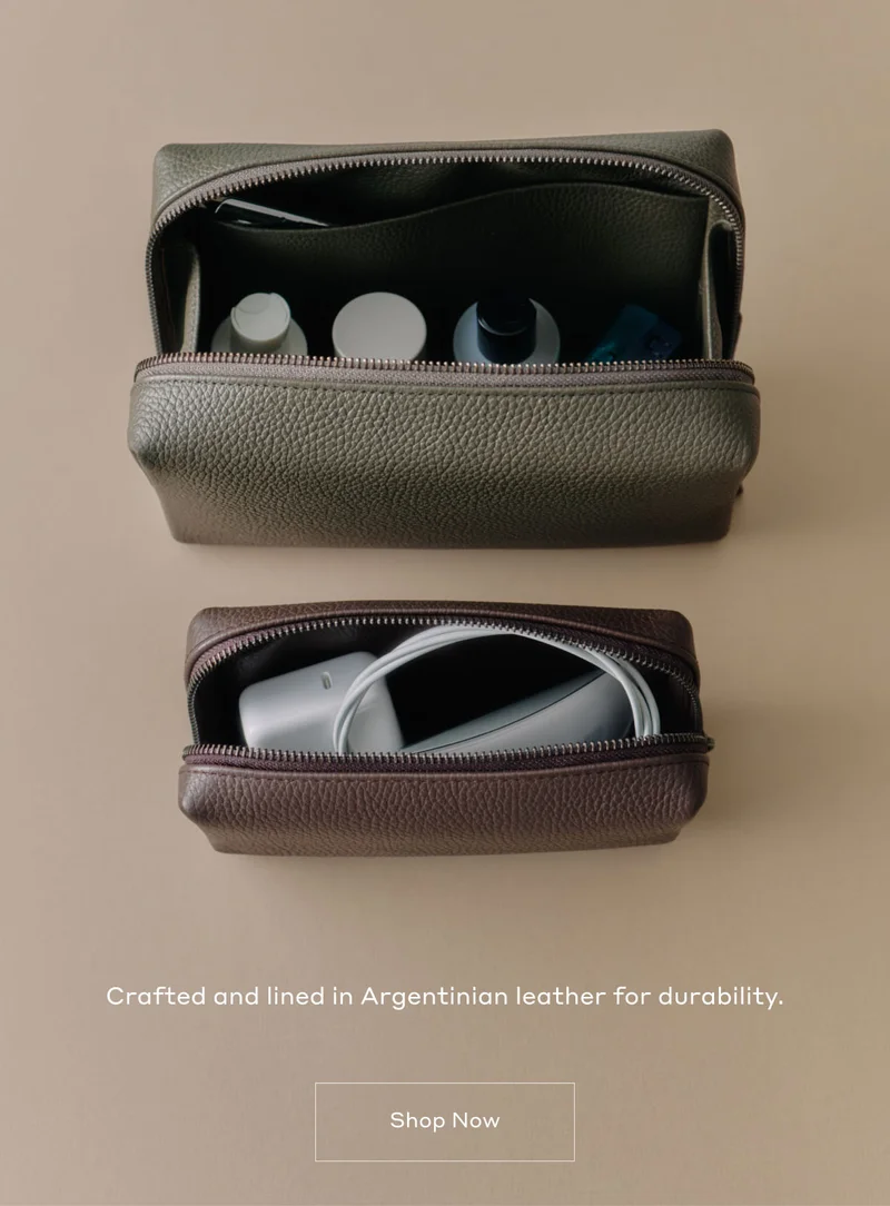 Crafted and lined in Argentinian leather for durability. Shop Now