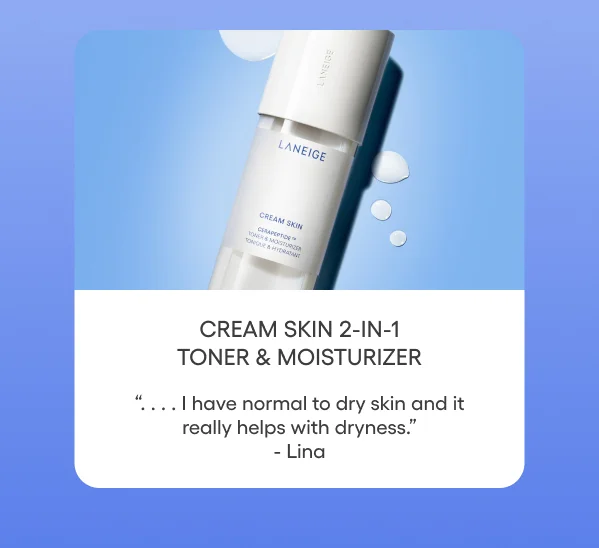 cream skin toner & moisturizer
