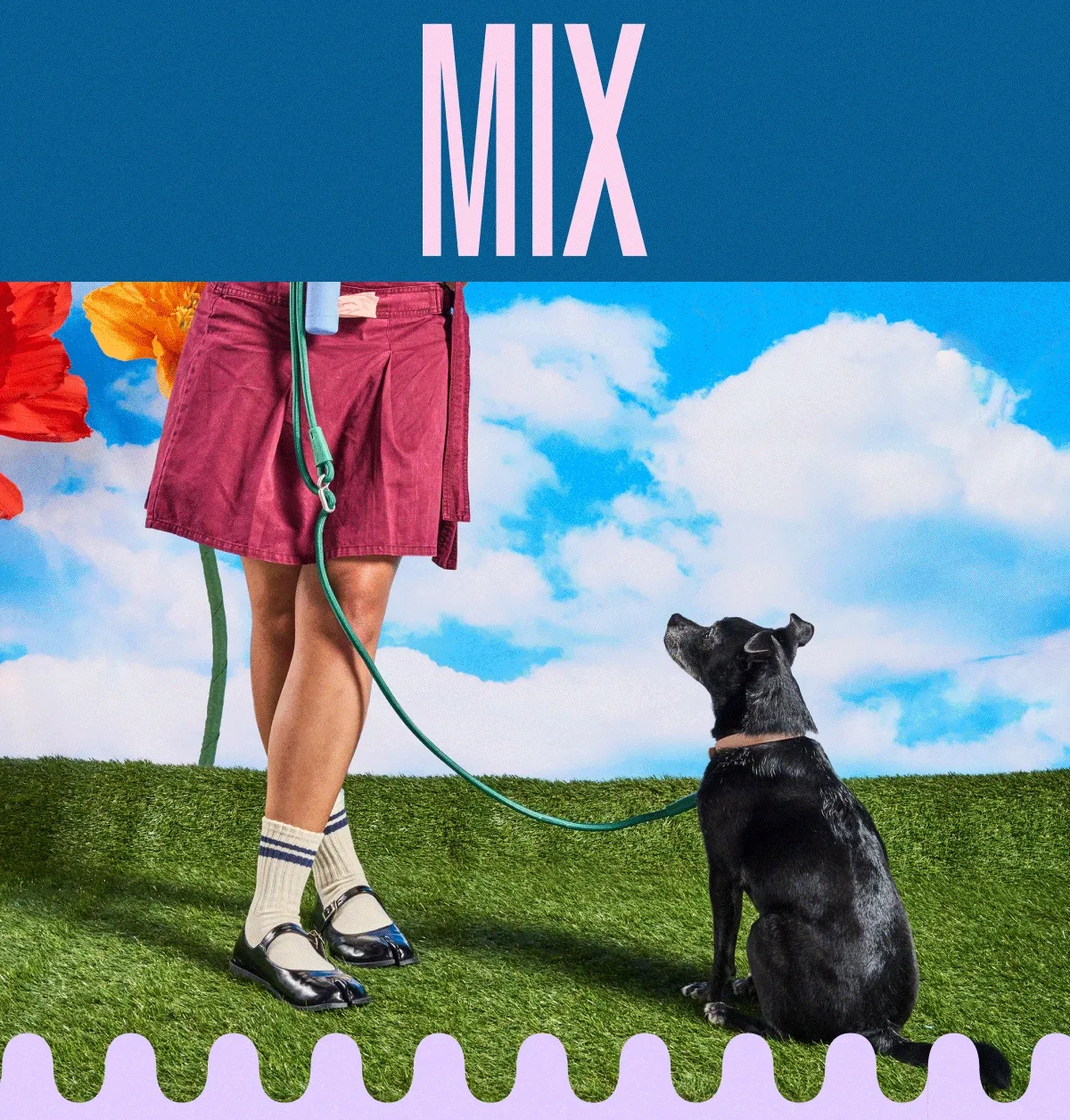 mix and match retro and bubblegum