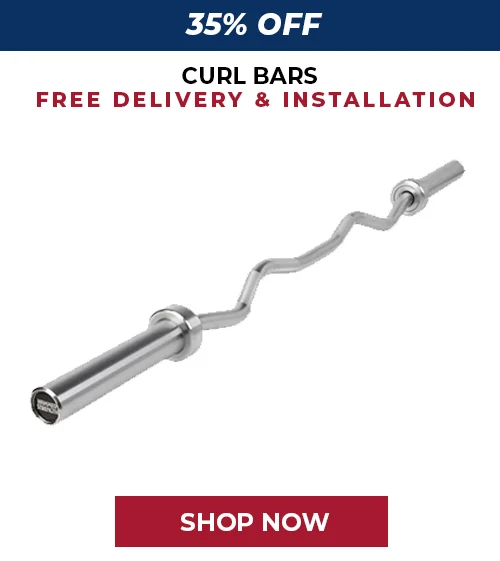 July 4th Sale | Hammer Strength Curl Bars | Free Delivery & Install