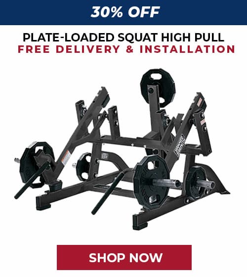 July 4th Sale | Hammer Strength Plate-Loaded Squat High Pull | Free Delivery & Install