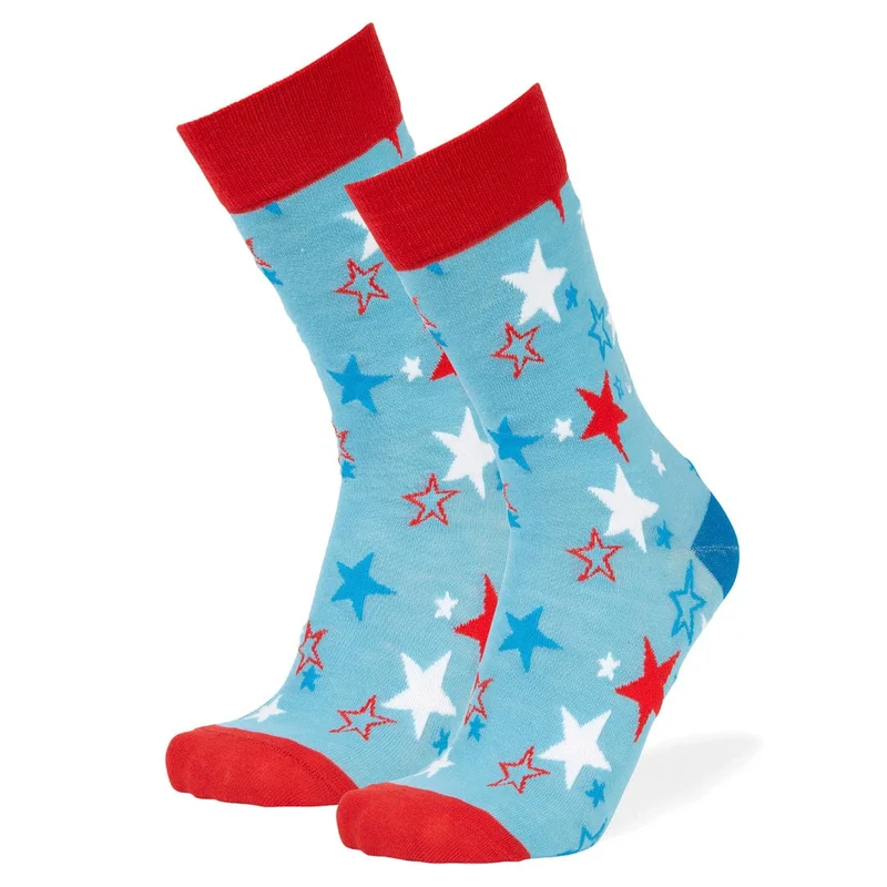 Image of Patriotic Stars Crew Socks