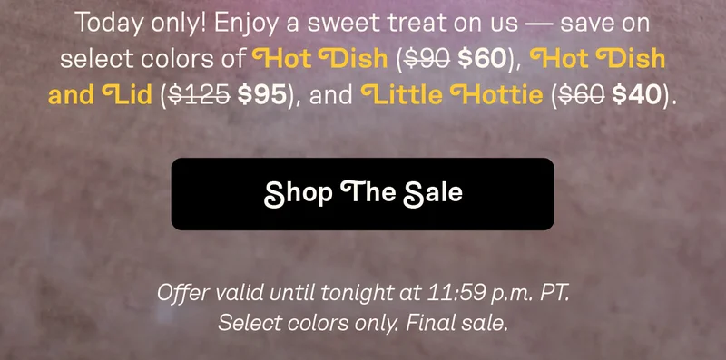 Enjoy a sweet treat on us.