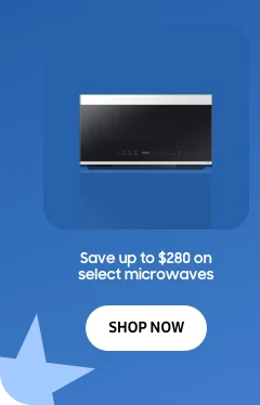 Save up to $280 on select microwaves - SHOP NOW