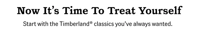 Now it's time to treat yourself