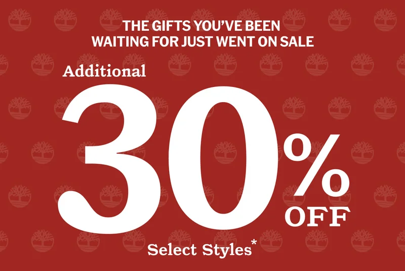 The gifts you've been waiting for just went on sale. Additional 30% off select styles*