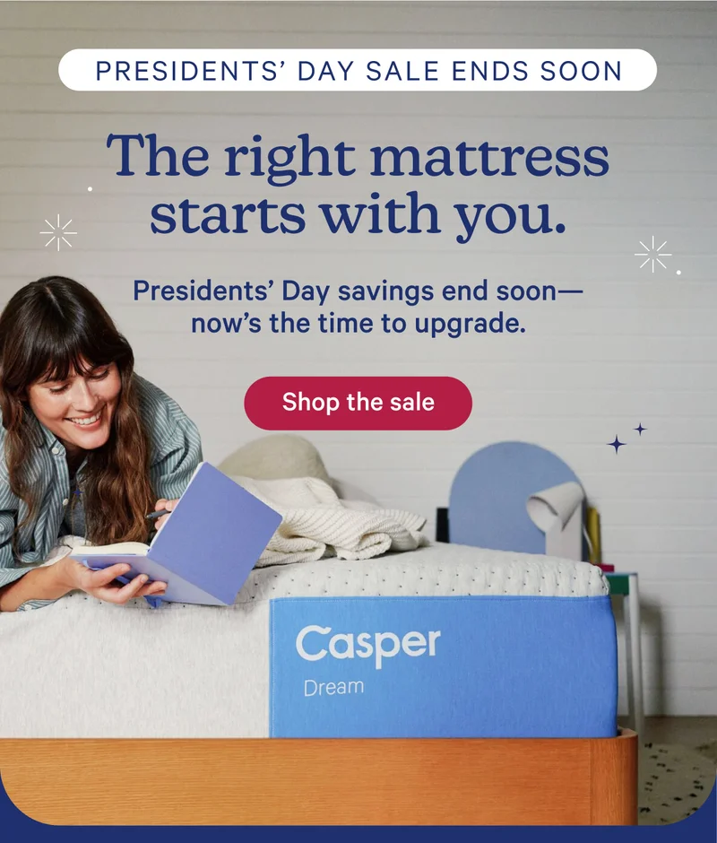Presidents' Day sale ends soon.
