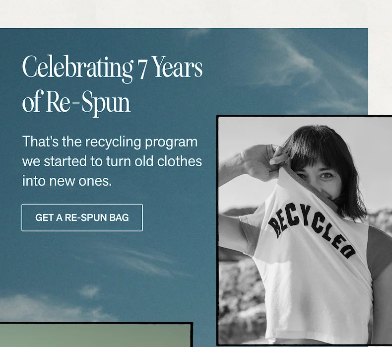 Get a Re-Spun Bag