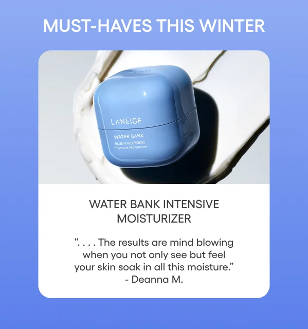 water bank intensive moisturizer