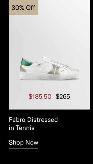 Fabro Distressed in Tennis 30% off-Shop Now