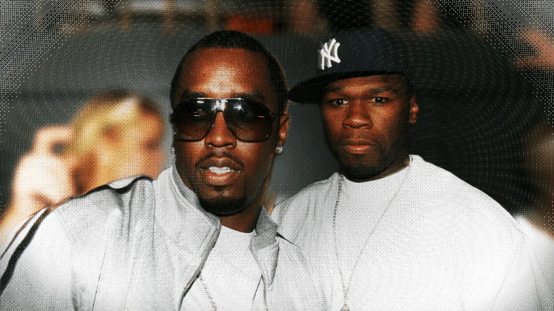 Image may contain: Sean Combs, Kenneth McGriff, Baseball Cap, Cap, Clothing, Hat, People, Person, Accessories, and Sunglasses