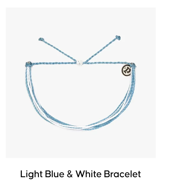 Light Blue & White Bracelet