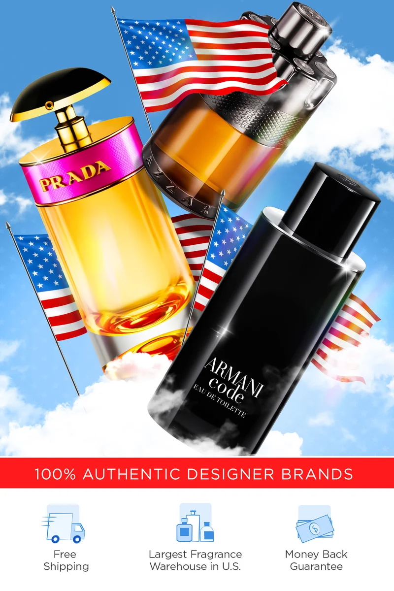 American flags surround best selling scents during Veterans Day event
