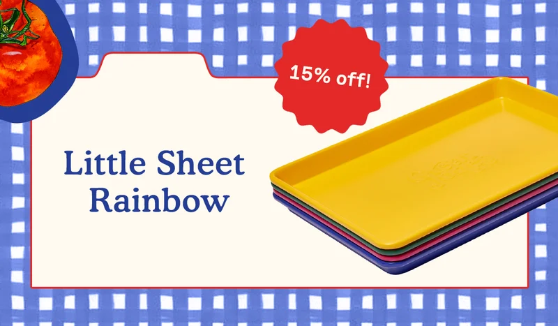 15% OFF Little Sheet Rainbow