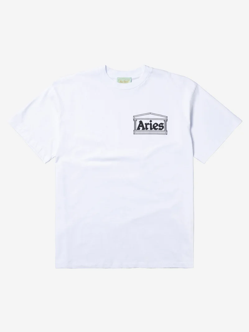 Image of Aries Temple SS Tee - White