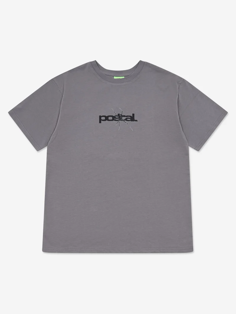Image of Postal Spider Print Tee - Concrete