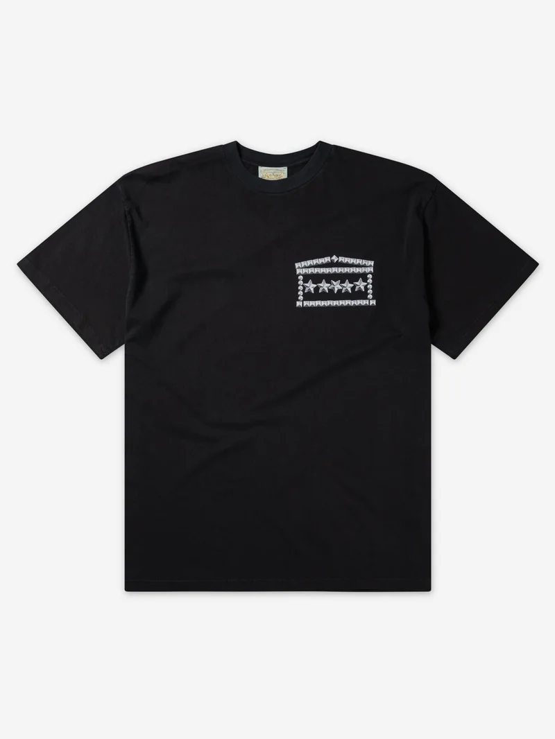 Image of Aries Faded Studmeggedon SS Tee - Black