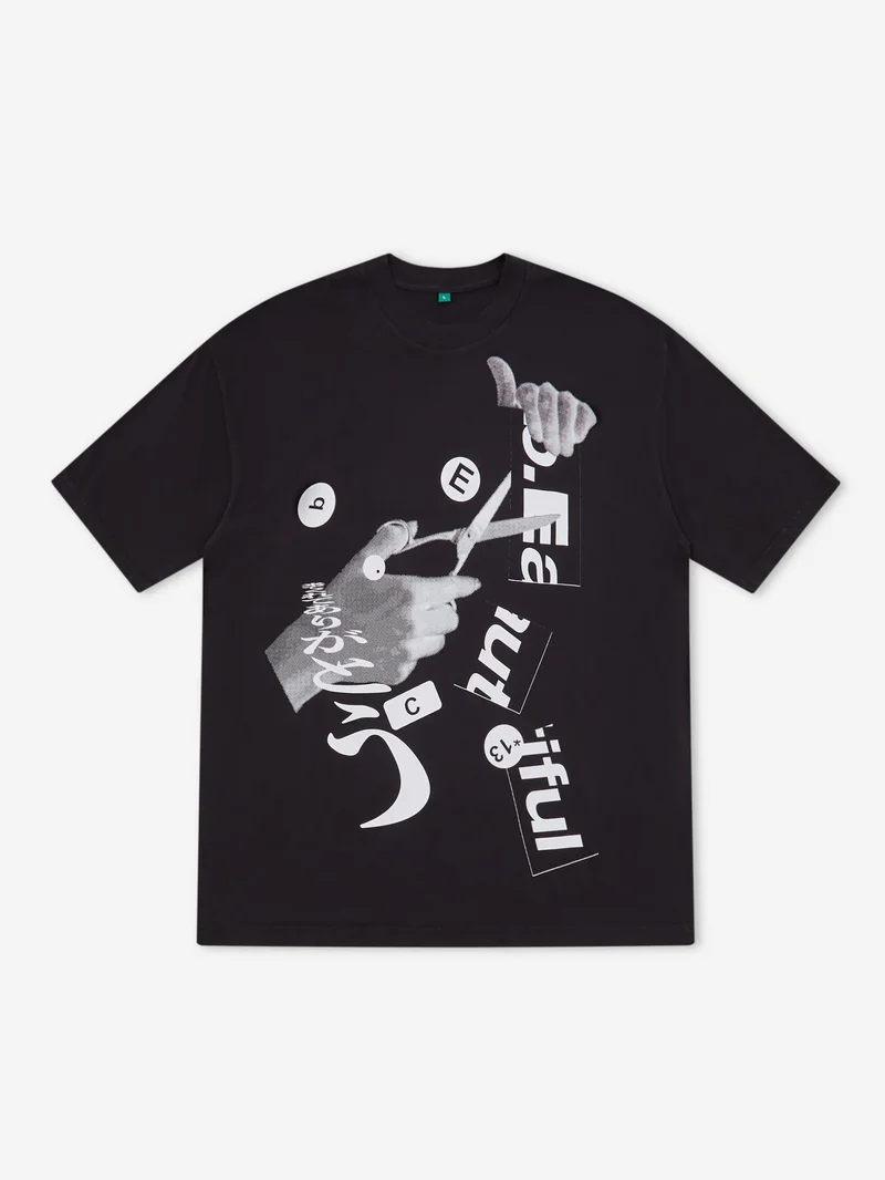 Image of b.Eautiful Cutting T-Shirt - Black