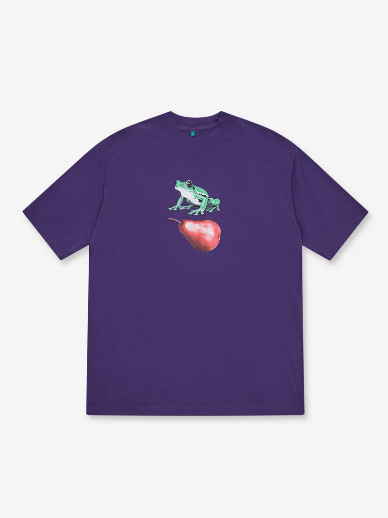 Image of b.Eautiful Frog Pear T-Shirt - Purple