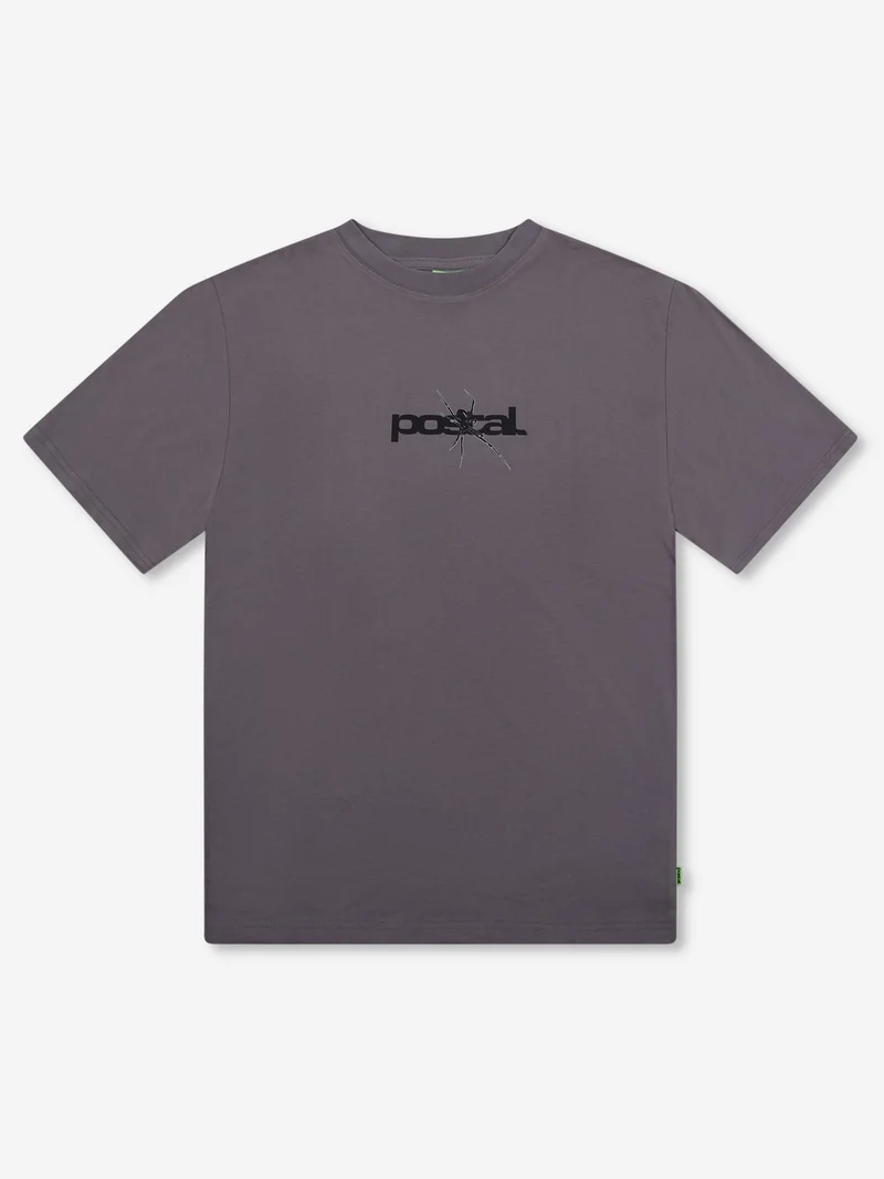 Image of Postal Trip Outline Tee - Concrete