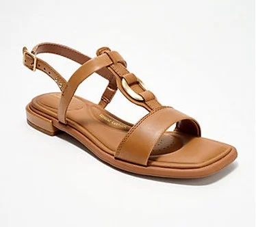 Clarks Signature Leather Sandals-Ariany Sling