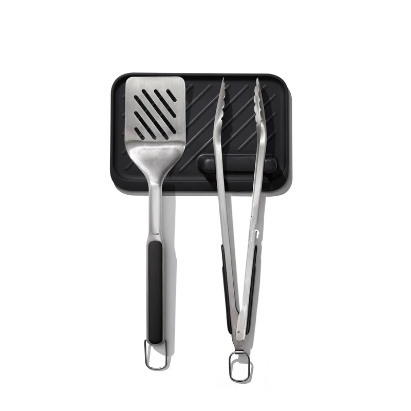 Image of OXO Good Grips 3-Piece Grilling Tool Set