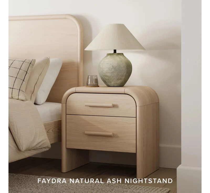 Faydra Natural Ash Nightstand