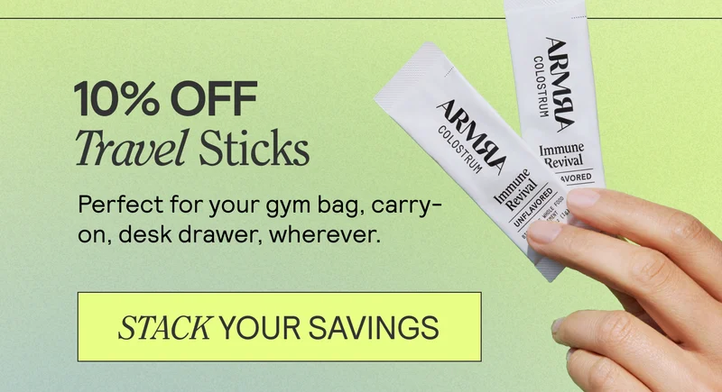 10% off travel sticks