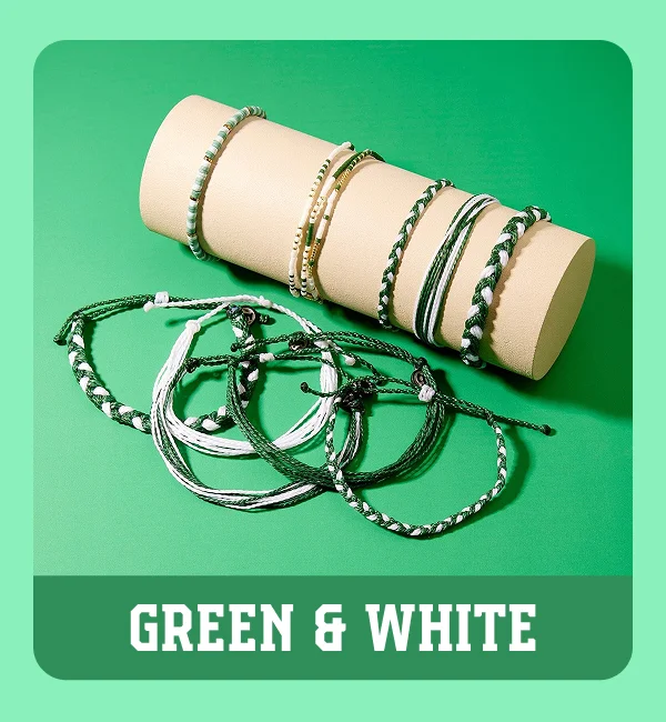 GREEN & WHITE