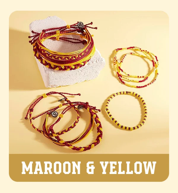 MAROON & YELLOW
