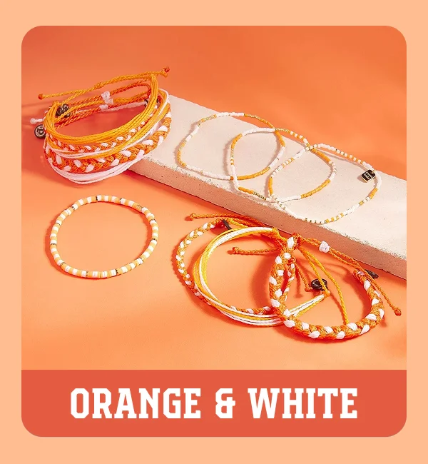 ORANGE & WHITE