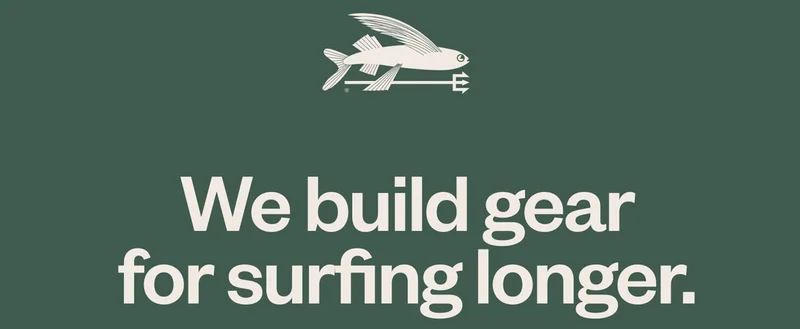 Surf Logo. We build gear for surfing longer.