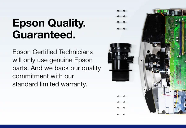 Epson Quality Guaranteed.