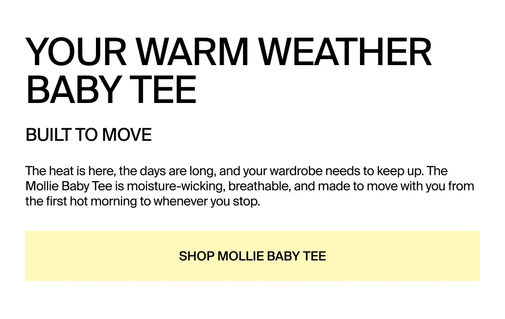 Shop Mollie Baby Tee in Matcha