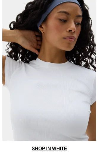 Shop Mollie Baby Tee in White