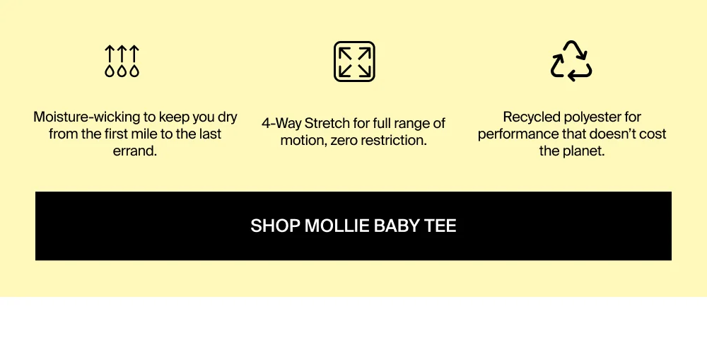 Shop Mollie Baby Tee in Matcha
