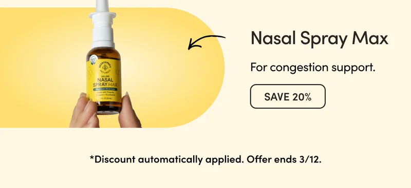 Nasal Spray Max  For congestion support.