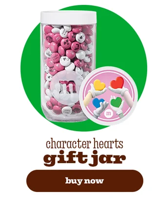 CHARACTER HEARTS GIFT JAR