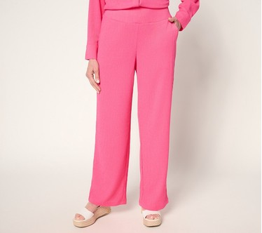 Brandis Dress Out Loud Pet Caribbean Crinkle Wide Leg Pants