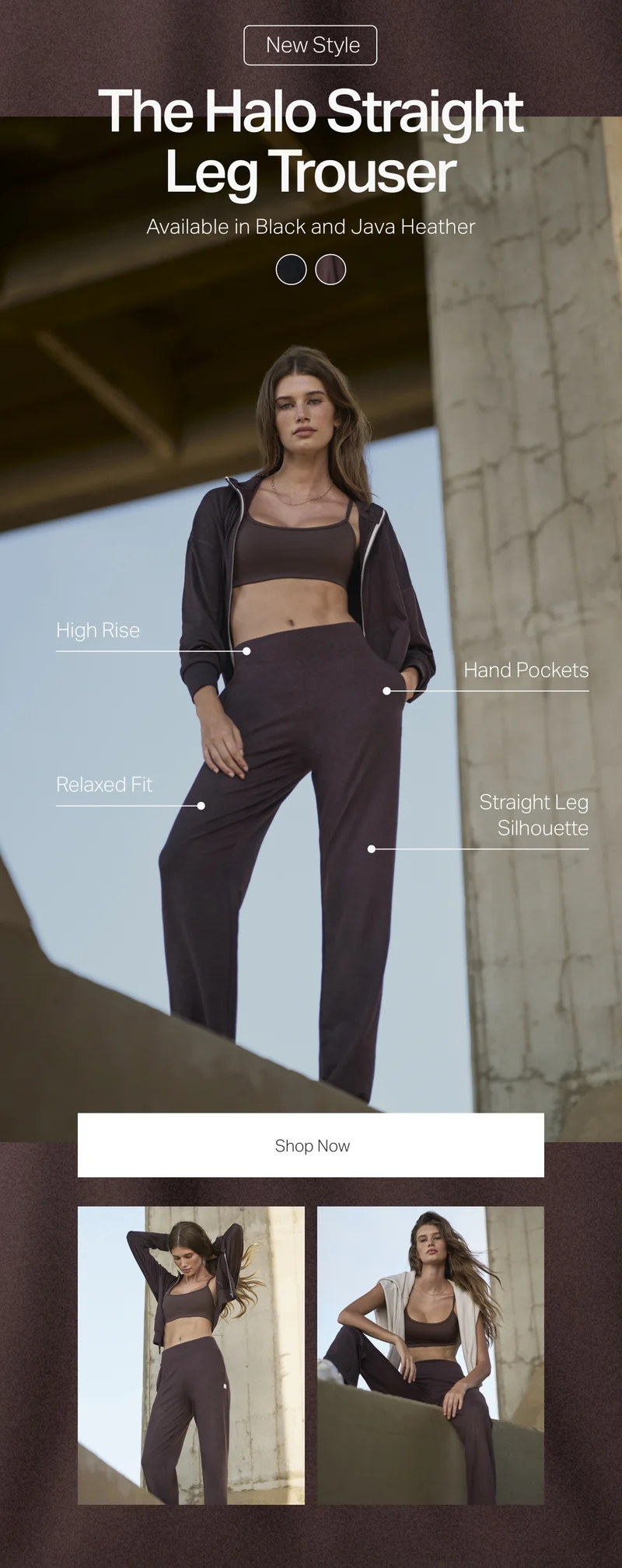 The Halo Straight Leg Trouser
