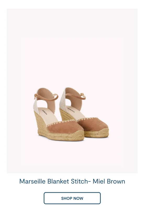 The Marseille Wedge Miel Brown