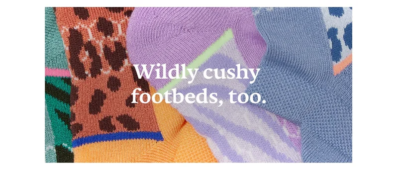 Wildly cushy footbeds, too