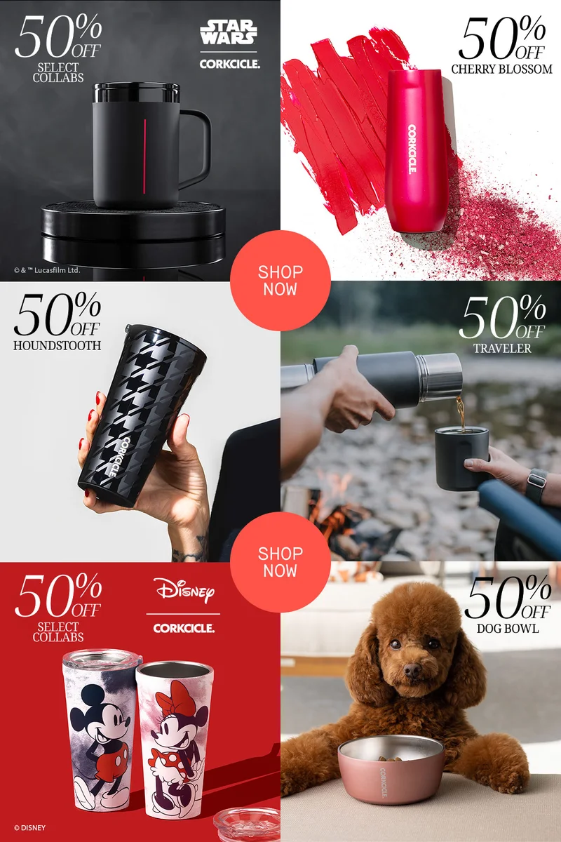 Shop our 50% off items