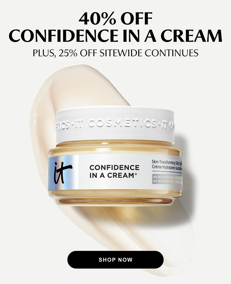 40% OFF CONFIDENCE IN A CREAM