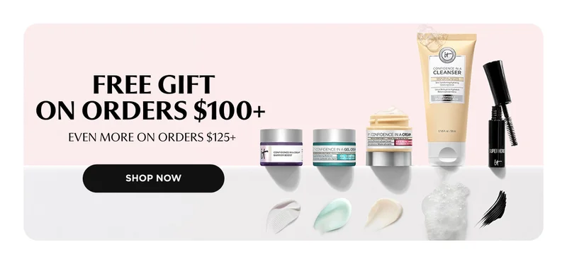 FREE GIFT ON ORDERS $100+