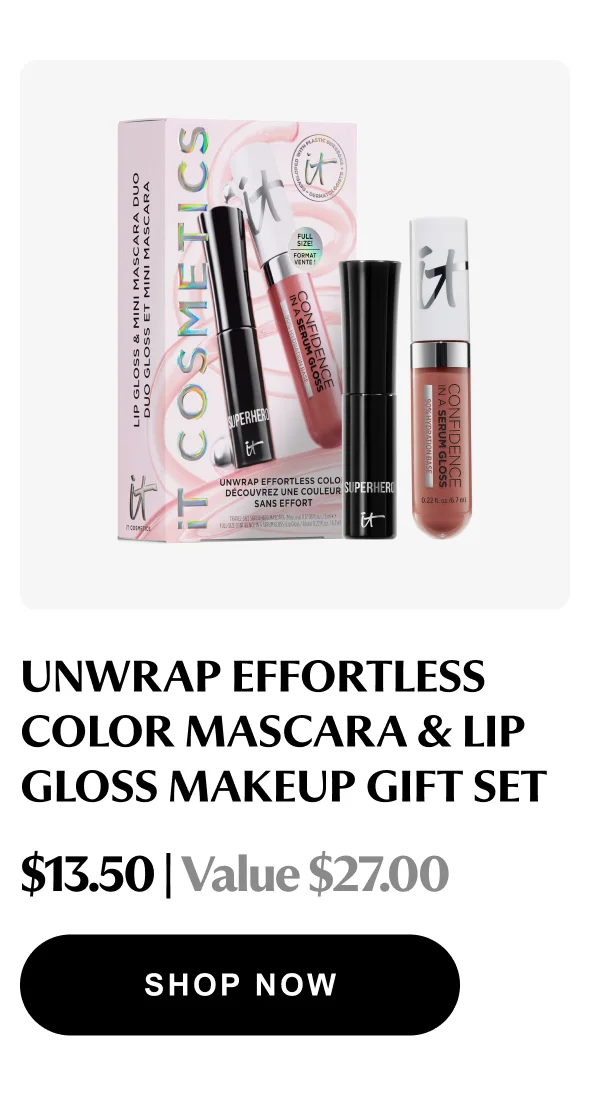 COLOR MASCARA  LIP GLOSS MAKEUP GIFT SET