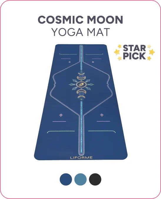Cosmic Moon Yoga Mat