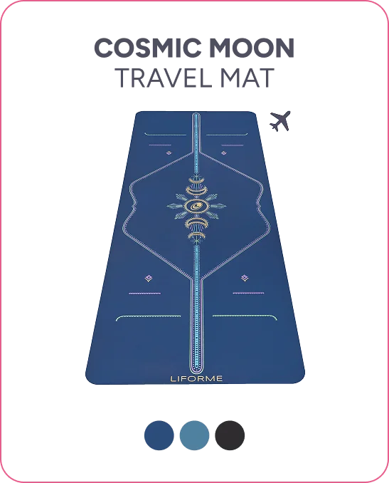Cosmic Moon Travel Yoga Mat