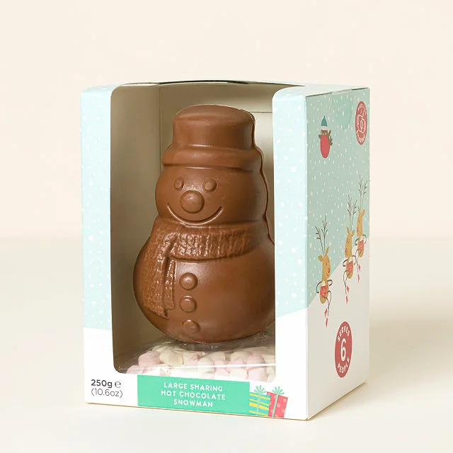 Giant Family-Sized Hot Chocolate Snowman